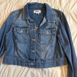 PAIGE Women's Classic Blue Jean Jacket